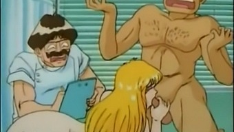 Big Natural Tits Get A Strapon Pounding In Anime Porn