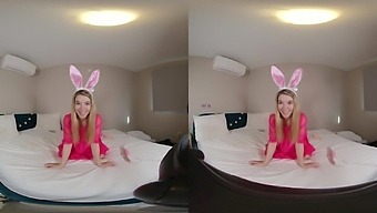 Teen Bunny Gets Kinky With Sex Toys In Pipvr Video