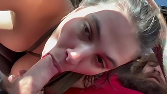 Milf With A Big Penis Gives Pov Blowjob And Deepthroat Skills