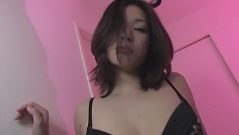 Hairy Asian Teen Gets Her Pussy Stretched In A Hardcore Threesome