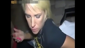 Blonde Milf Gets Her Face Covered In Cum
