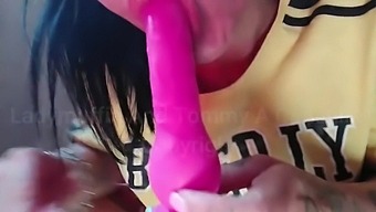 Brunette Italian Girl Plays With Sex Toys