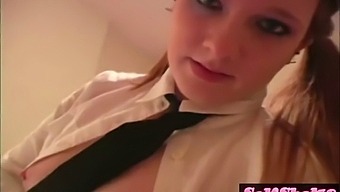 Amateur Redhead Megan Rubs Her Big Butt And Genitals In Homemade Video