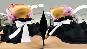 Experience The Ultimate Pleasure With A Cosplayer In A Maid Costume - Cosmoplanetsvr