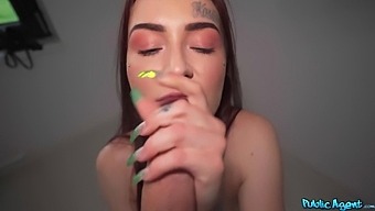 Pov Video Of A Tattooed Slender Girl Getting Fucked And Receiving A Facial