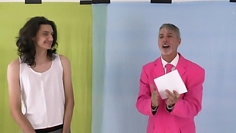 The Loser Of A Game Show Is Embarrassed And Strips In This Gay Video