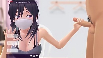 Busty Hentai Babe Gives A Blowjob In 3d Animation