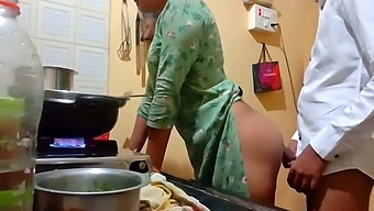 Amateur Indian Stepmom Caught By Stepson While Giving Him A Blowjob