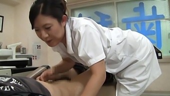 Japanese Nurse Indulges In Kinky Pleasures With Her Lucky Patient