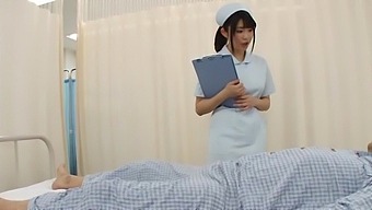 Japanese Nurse And Her Lucky Patient Get It On In The Hospital
