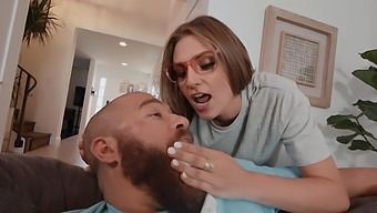 Kelsey Love'S Big Tits And Glasses Make For A Hot Couple
