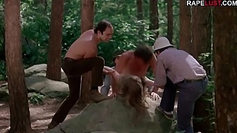 Outdoor Orgy With Brown-Haired Camille Keaton And Group Sex