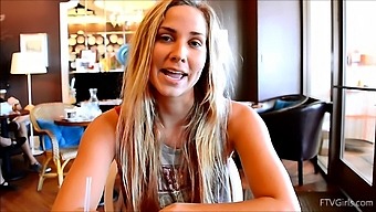 Courtney'S Solo Pleasure: Enjoying Herself While Discussing Public Sex
