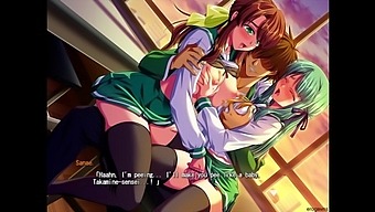 Two Japanese Hentai Lovers In A Wild Orgasmic Experience