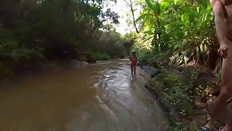 Big Boobs And Cumshots In A Wild Outdoor Sex Tape