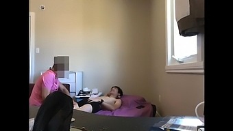 Brunette Asian Gives A Deep Tissue Massage To A Big Cock
