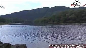 German Teen (18+) Gets Fucked In The Great Outdoors