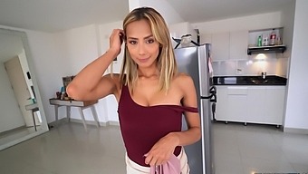 Blondie Bombshell Veronica Leal'S Tight Vagina Is A Sight To Behold