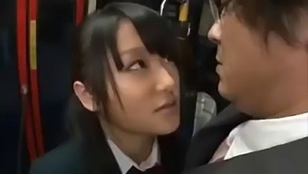Public Anal Sex With A Bus-Riding Japanese Girl