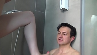 Mistress Humiliates Her Slave With Bdsm Play In The Bathroom
