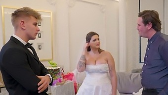 Foot Fetish Bride Gets Her Mouth And Ass Fucked On Her Wedding Day