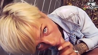 Hardcore Pov: German Milf Gets Pounded In Public