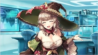 Funny Witch Gets A Creampie Surprise