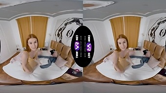 Redhead Gets A Facial In Virtual Reality