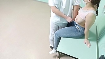 Russian Amateur Doctor Gives A Naughty Breast Examination And Gets Fucked By A Patient In Hospital