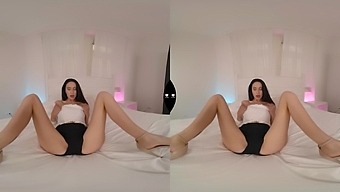 Seductive Romanian Beauty Alyssa'S Solo Masturbation Session