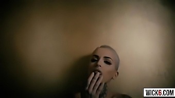 High-Quality Video Of A Tattooed Blonde With Short Hair And Leigh Raven
