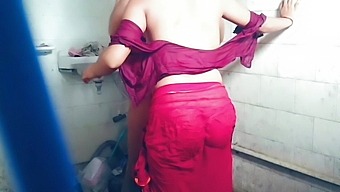 Public Sex With A Bhabhi In A Bathroom