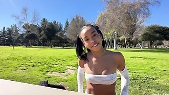 Pov Video Of Freya Kennedy'S Pigtails And Small Tits As She Teases And Undresses