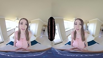 Lethal Hardcore Vr: Close Up Of Small Tits And Blowjob In Friendly Porn