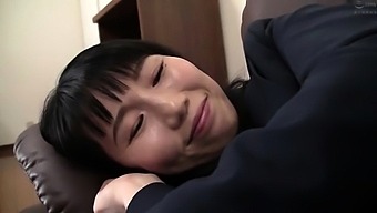 Young Asian Japanese Girl Gets Facial With Her Friends In A Gang Bang