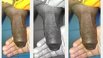 Horny Solo Session With Three Black Cocks In A Wild Compilation
