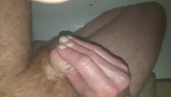 European Amateur Indulges In Solo Shower Play With Pissing And Cum