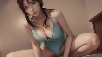 Busty Mary Makinami Enjoys A Virtual Romp