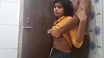 Three'S Company: Indian Teen And Mature In Hotel Room