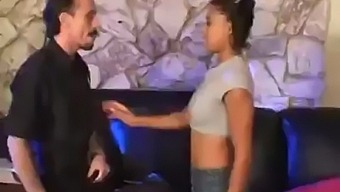 Brunette Babysitter Gives Great Blow Job And Fuck