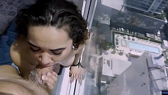 The Guy With A View And Naudi’s Hot Curly Pussy